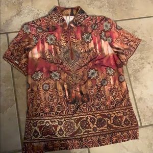 “Le Helene top” size small golf top#0271